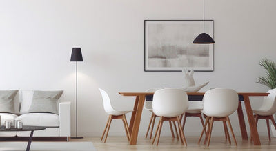 Iluminación de un salón sin falso techo