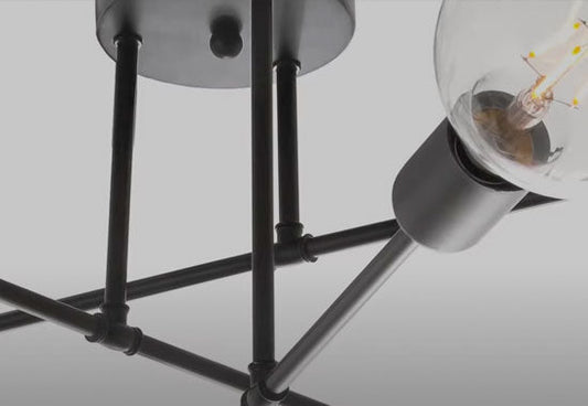 Instrucciones de montaje de la Lámpara de Techo "Makurdi"