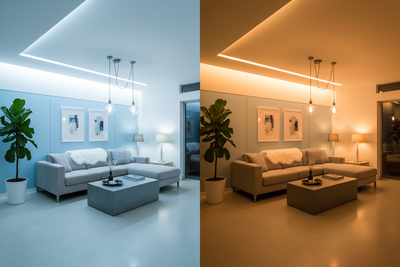 Luz blanca vs luz amarilla en casa: ¿cuál es mejor?