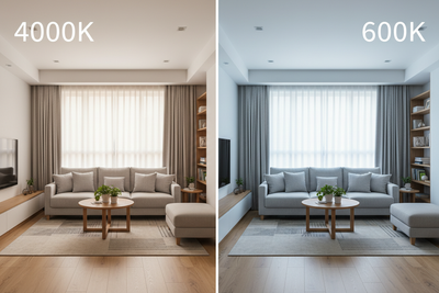 Luz LED 4000K vs 6000K: ¿cuál es mejor?