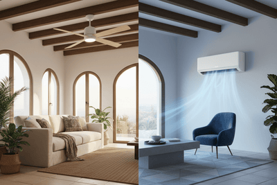 Ventilador de techo o aire acondicionado: cuál te conviene