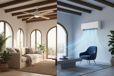 Ventilador de techo o aire acondicionado: cuál te conviene