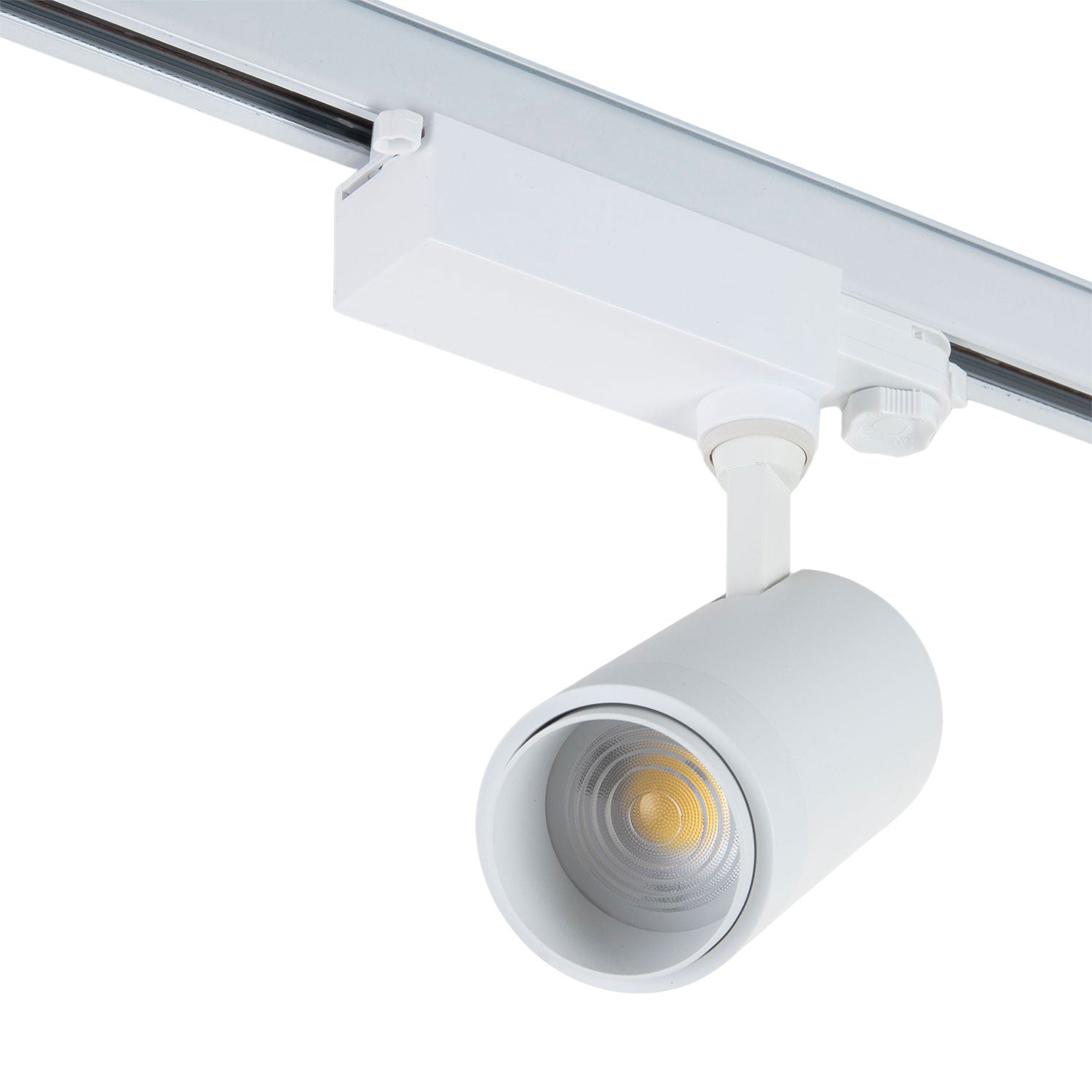 Multi-Angle LED Track Spotlight 30W 2700Lm CRI38 3CCT Three-Phase 40 ...